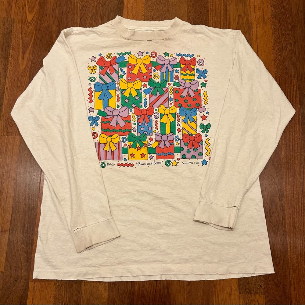 Vintage Boxes and Bows Longsleeve